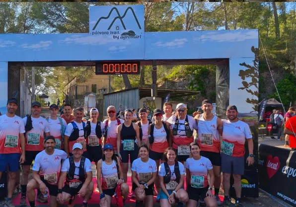 El grup d'Es Picot abans de sortir a córrer